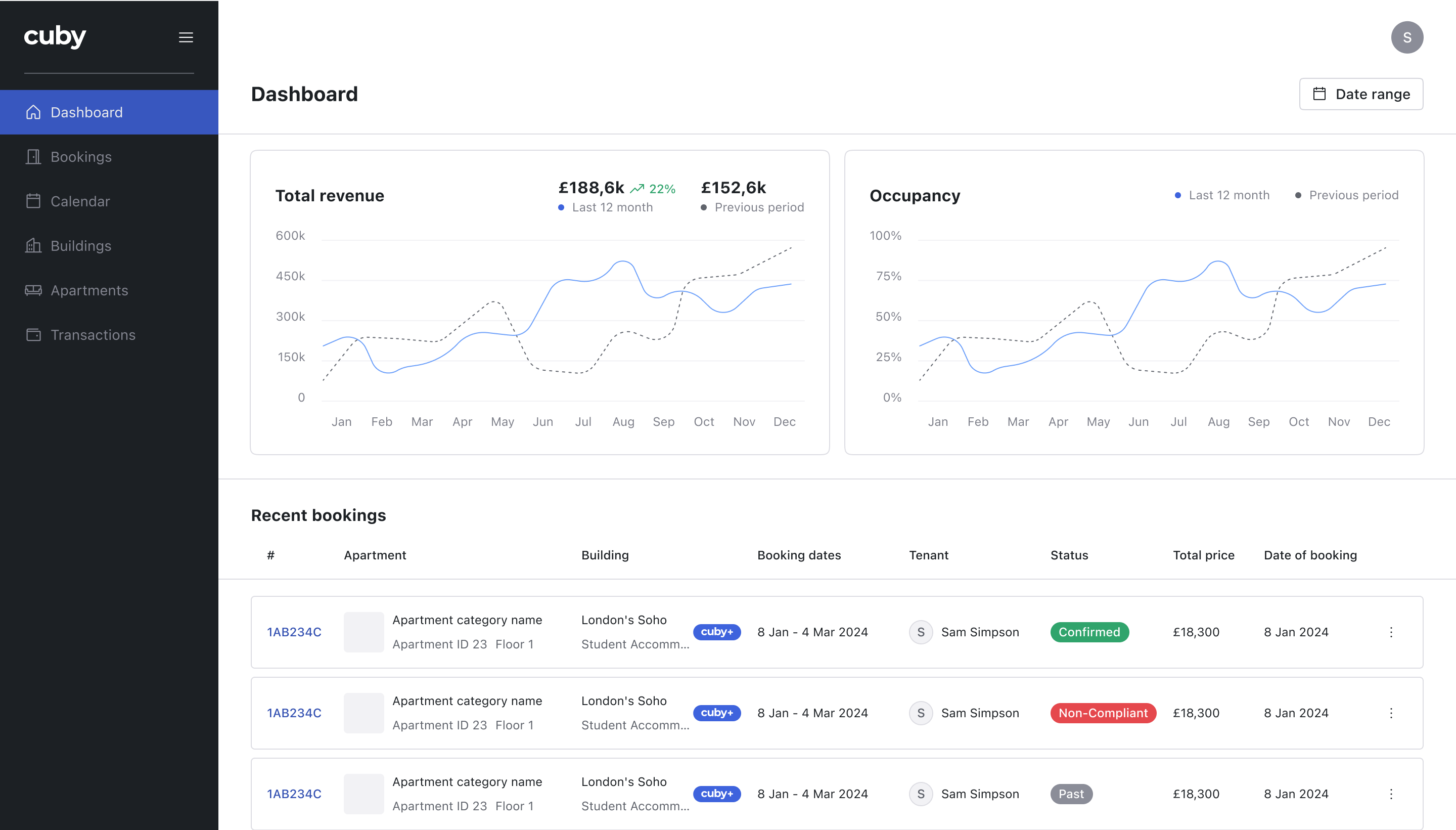 Cuby Property Management System