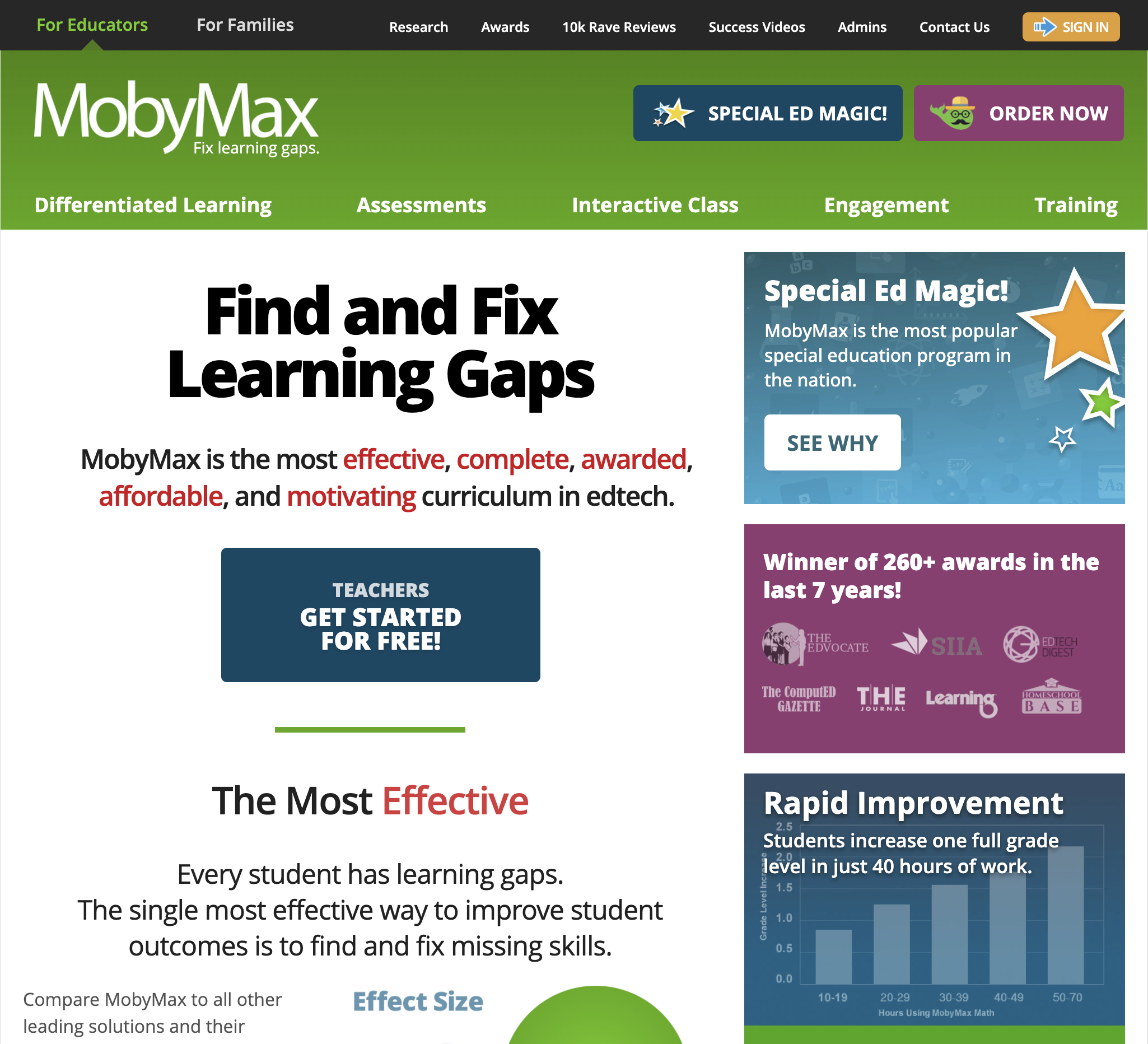 MobyMax Educational Platform